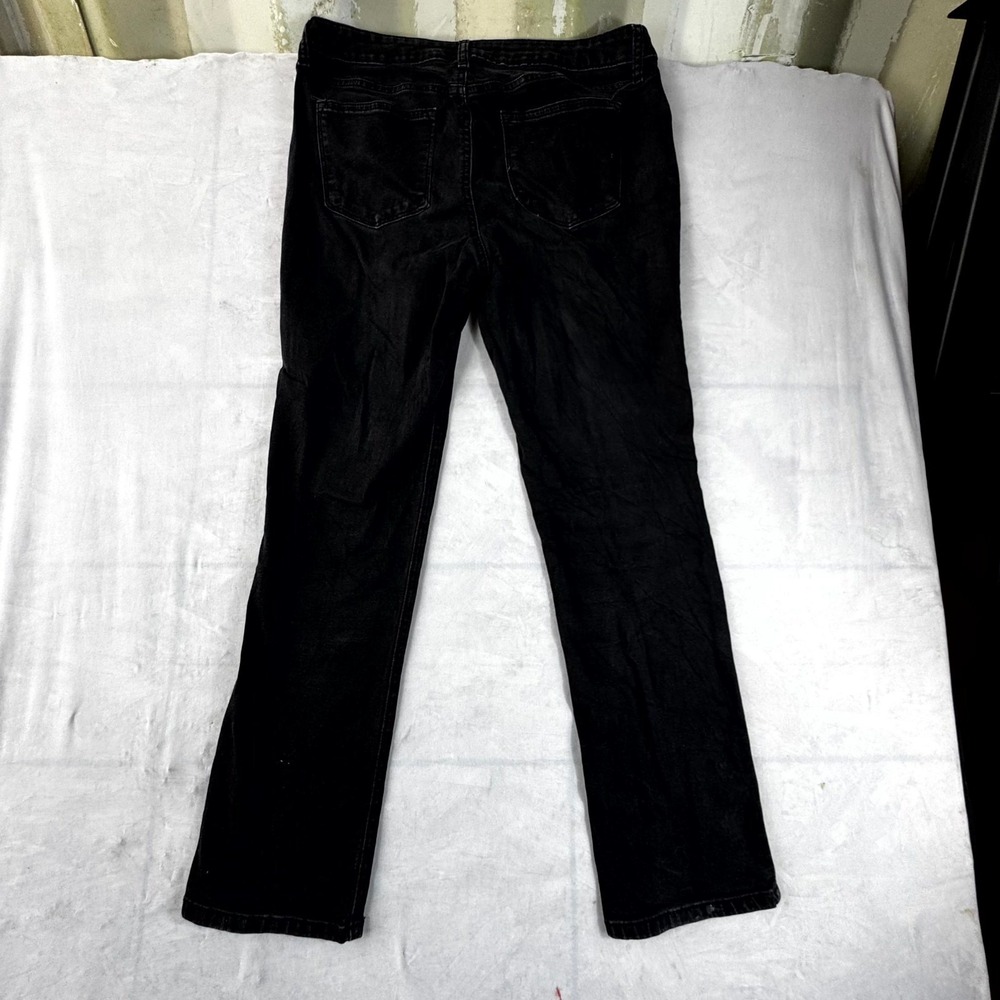 Sonoma Goods for Life Jeans Women 10R Black Denim Casual Streetwear Straight Leg